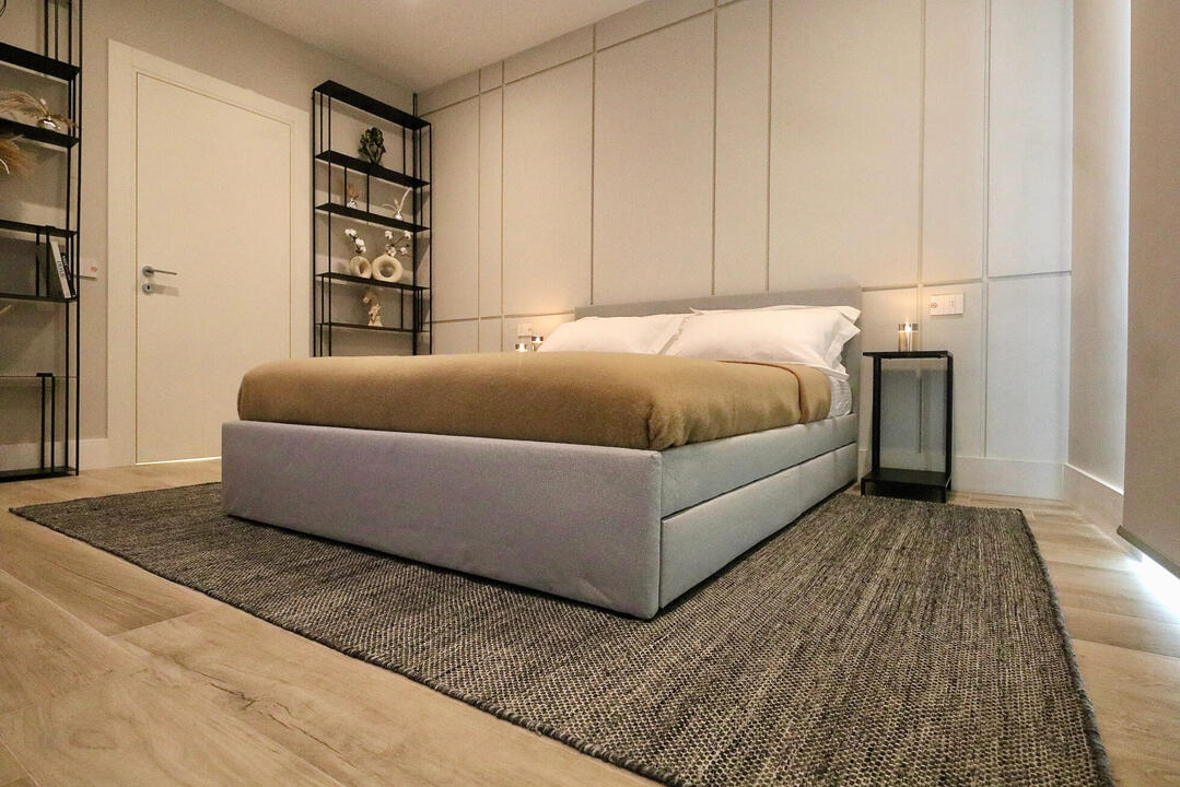 Comfy King-size Bed with premium linen and custom-made Pillows.